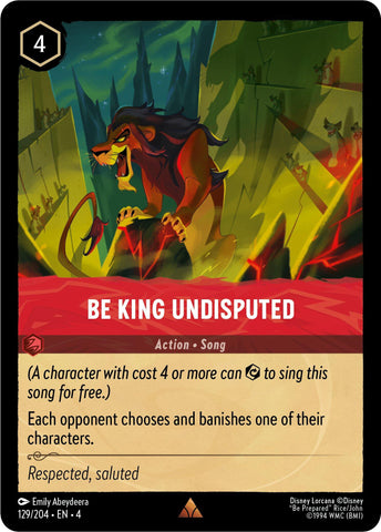 Be King Undisputed (129/204) [Ursula's Return] - Destination Retro
