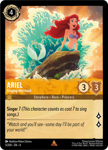 Ariel - Singing Mermaid (3/204) [Ursula's Return] - Destination Retro