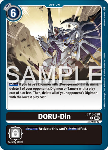 DORU-Din [BT16-098] [Beginning Observer] - Destination Retro