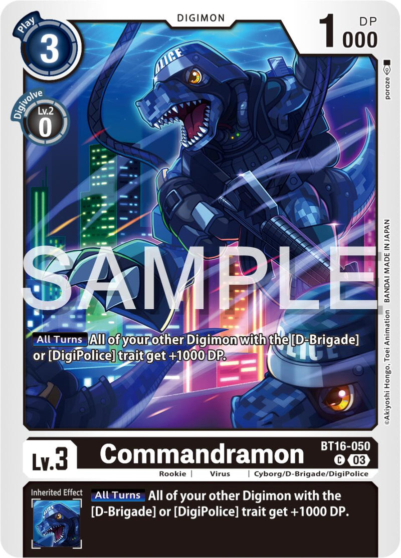 Commandramon [BT16-050] [Beginning Observer] - Destination Retro