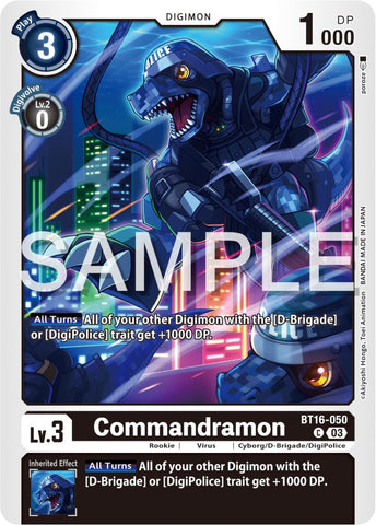 Commandramon [BT16-050] [Beginning Observer] - Destination Retro