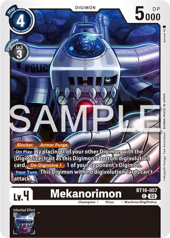 Mekanorimon [BT16-057] [Beginning Observer] - Destination Retro