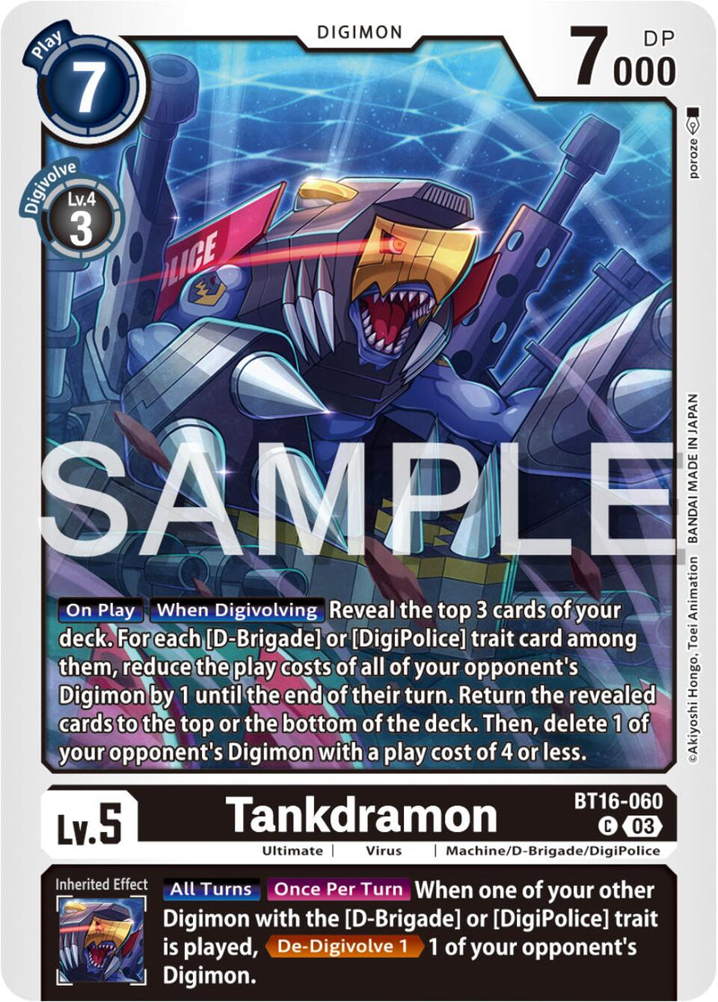 Tankdramon [BT16-060] [Beginning Observer] - Destination Retro