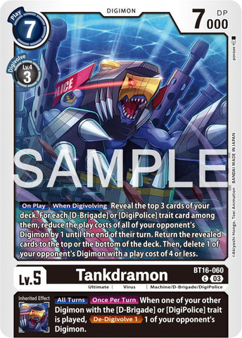 Tankdramon [BT16-060] [Beginning Observer] - Destination Retro