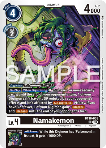 Namakemon [BT16-055] [Beginning Observer] - Destination Retro