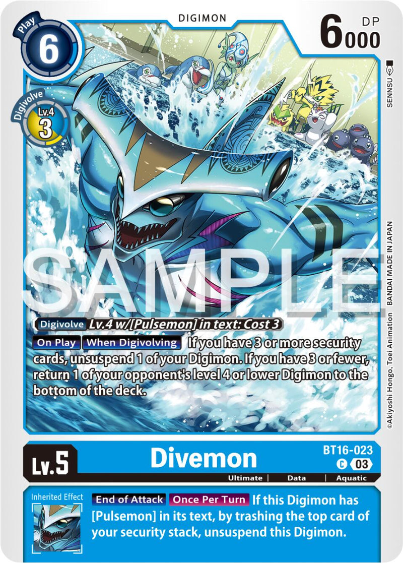 Divemon [BT16-023] [Beginning Observer] - Destination Retro