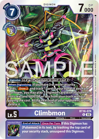 Climbmon [BT16-074] [Beginning Observer] - Destination Retro