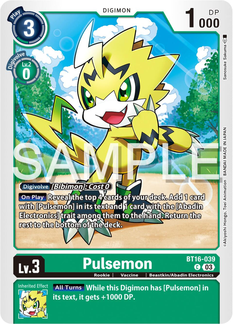 Pulsemon [BT16-039] [Beginning Observer] - Destination Retro