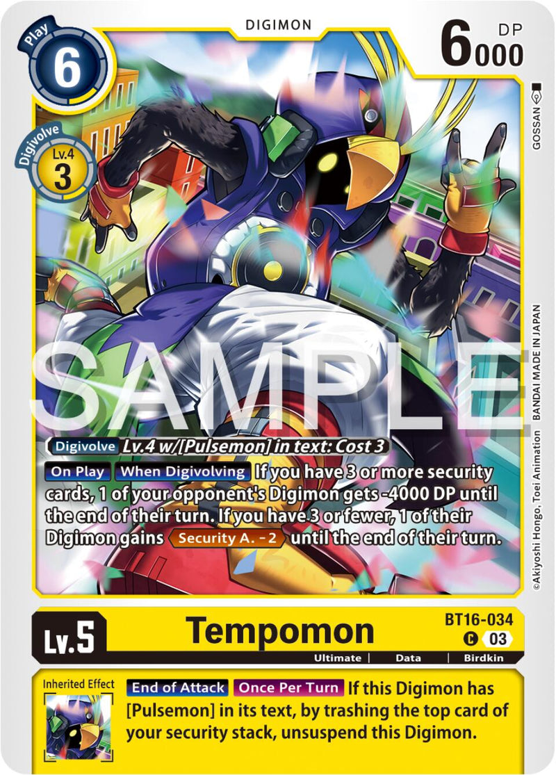 Tempomon [BT16-034] [Beginning Observer] - Destination Retro