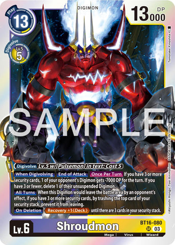 Shroudmon [BT16-080] [Beginning Observer] - Destination Retro