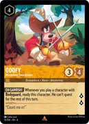 Goofy - Musketeer Swordsman (12/204) [Ursula's Return] - Destination Retro