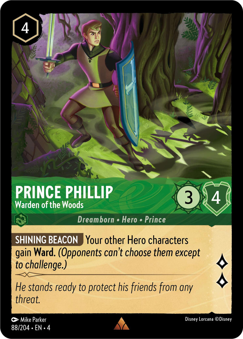Prince Phillip - Warden of the Woods (88/204) [Ursula's Return] - Destination Retro