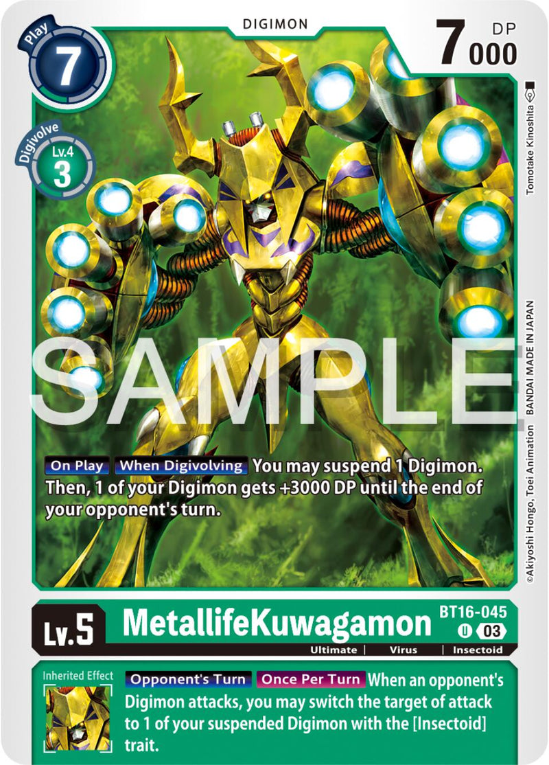 MetallifeKuwagamon [BT16-045] [Beginning Observer] - Destination Retro
