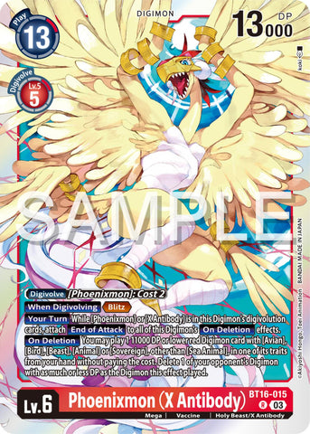 Phoenixmon (X Antibody) [BT16-015] [Beginning Observer] - Destination Retro