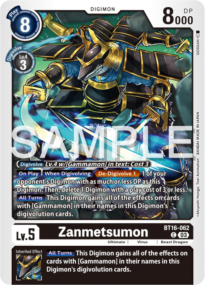 Zanmetsumon [BT16-062] [Beginning Observer] - Destination Retro