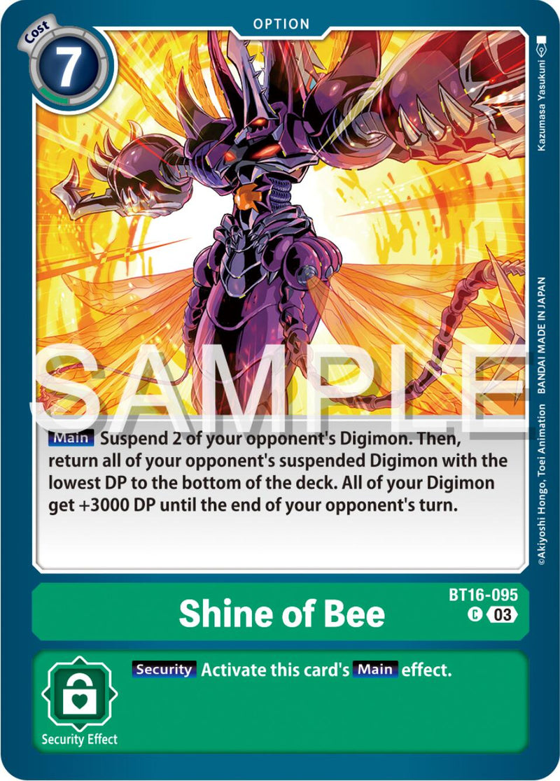 Shine of Bee [BT16-095] [Beginning Observer] - Destination Retro