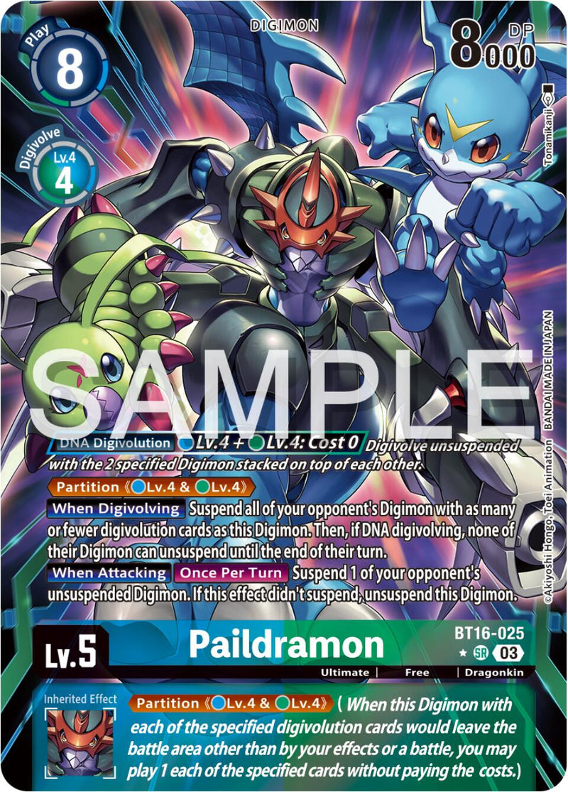 Paildramon [BT16-025] (Alternate Art) [Beginning Observer] - Destination Retro