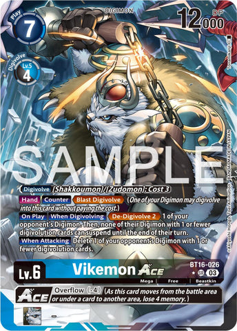 Vikemon Ace [BT16-026] (Alternate Art) [Beginning Observer] - Destination Retro