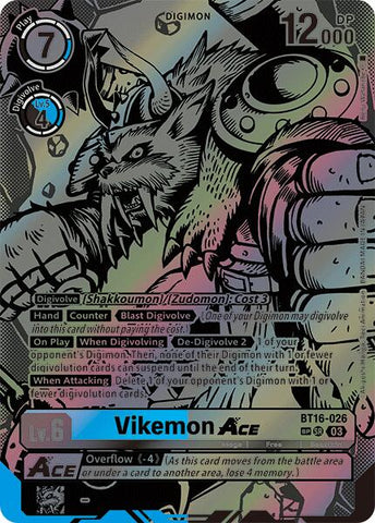 Vikemon Ace [BT16-026] (Textured) [Beginning Observer] - Destination Retro