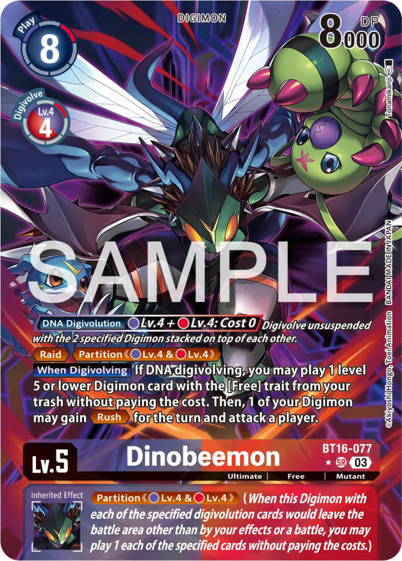 Dinobeemon [BT16-077] (Alternate Art) [Beginning Observer] - Destination Retro