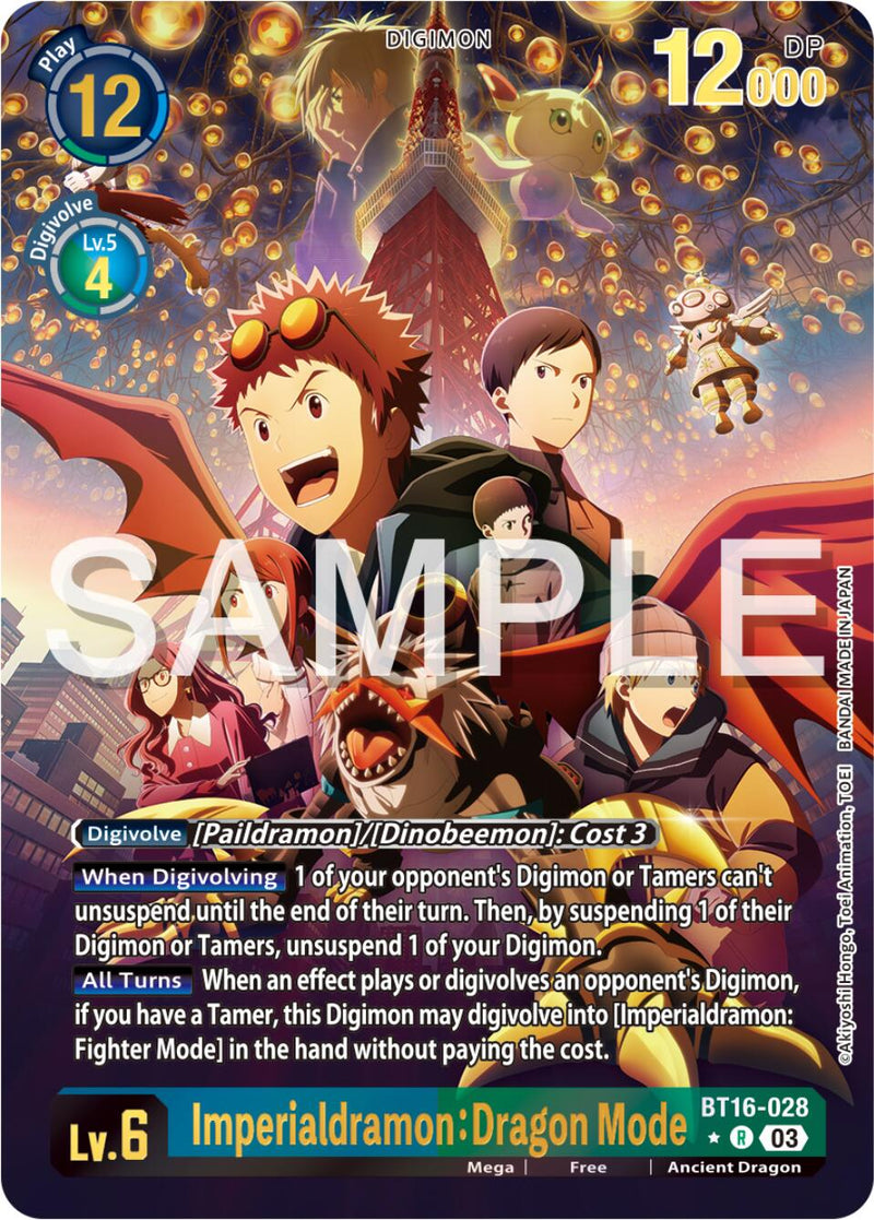 Imperialdramon: Dragon Mode [BT16-028] (Alternate Art) [Beginning Observer] - Destination Retro