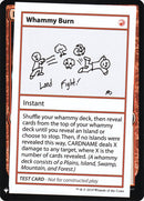 Whammy Burn [Mystery Booster Playtest Cards] - Destination Retro