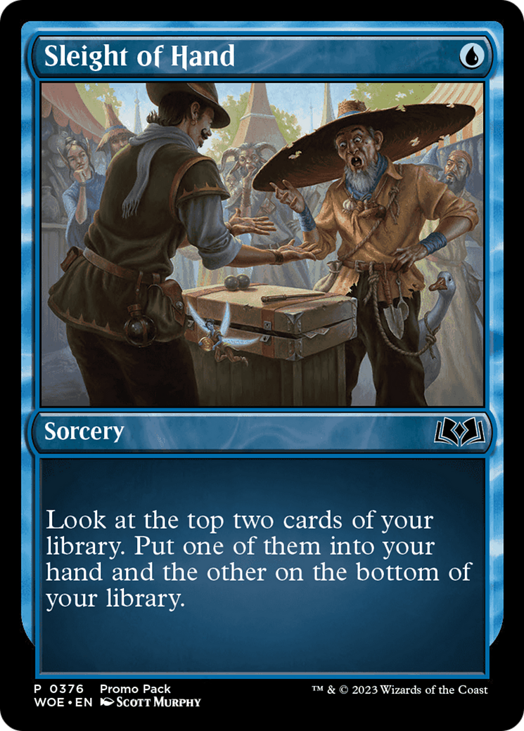 Sleight of Hand (Promo Pack) [Wilds of Eldraine Promos] - Destination Retro