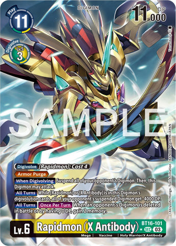Rapidmon (X Antibody) [BT16-101] (Alternate Art) [Beginning Observer] - Destination Retro