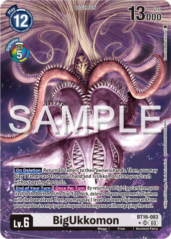 BigUkkomon [BT16-083] (Alternate Art) [Beginning Observer] - Destination Retro
