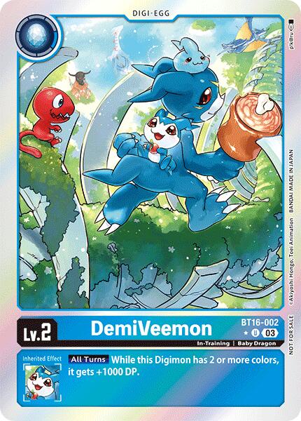 DemiVeemon [BT16-002] (Box Promotion Pack: Beginning Observer) [Beginning Observer Promos] - Destination Retro