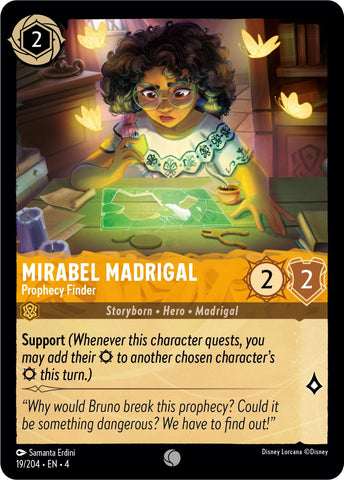 Mirabel Madrigal - Prophecy Finder (19/204) [Ursula's Return] - Destination Retro