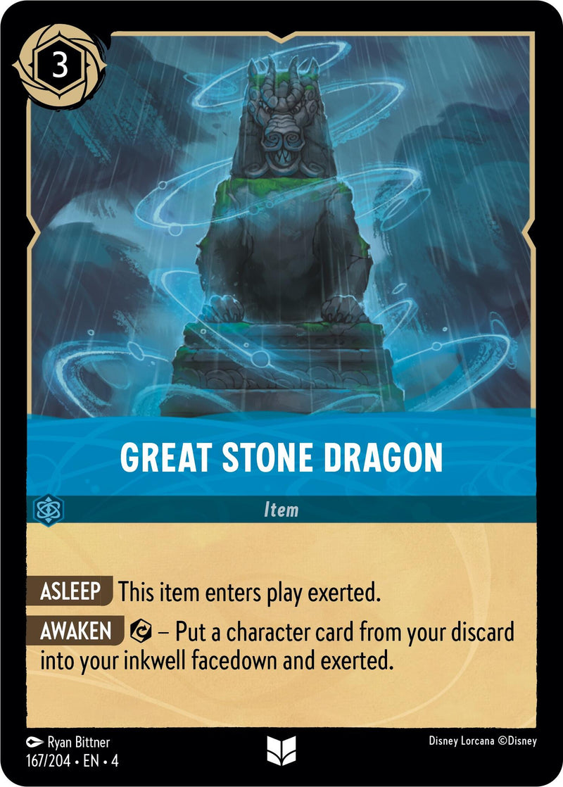 Great Stone Dragon (167/204) [Ursula's Return] - Destination Retro