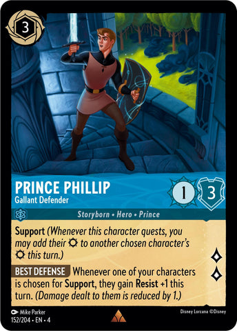 Prince Phillip - Gallant Defender (152/204) [Ursula's Return] - Destination Retro