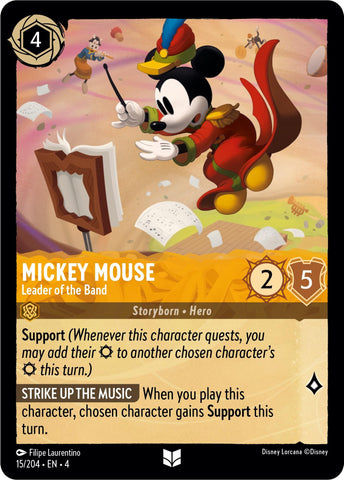 Mickey Mouse - Leader of the Band (15/204) [Ursula's Return] - Destination Retro