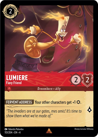 Lumiere - Fiery Friend (113/204) [Ursula's Return] - Destination Retro