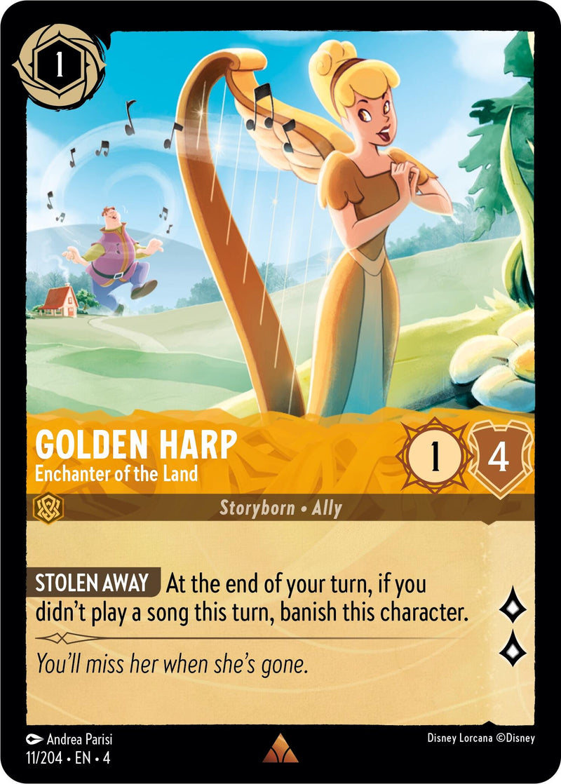 Golden Harp - Enchanter of the Land (11/204) [Ursula's Return] - Destination Retro