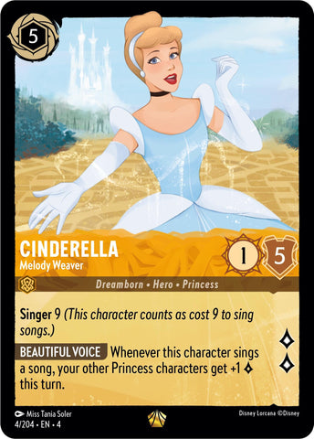 Cinderella - Melody Weaver (4/204) [Ursula's Return] - Destination Retro