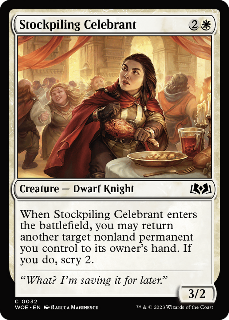 Stockpiling Celebrant [Wilds of Eldraine] - Destination Retro