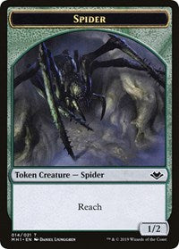 Spider // Spirit Double-Sided Token [Modern Horizons Tokens] - Destination Retro