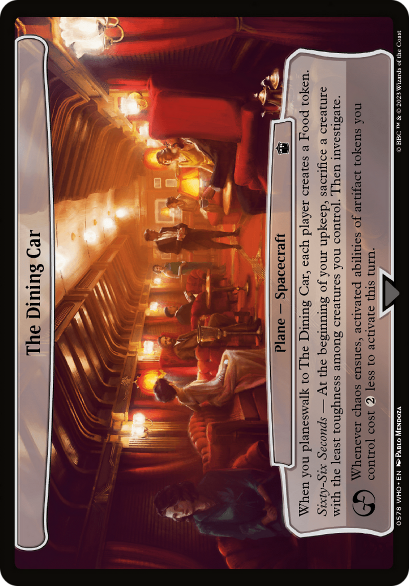 The Dining Car [Doctor Who] - Destination Retro