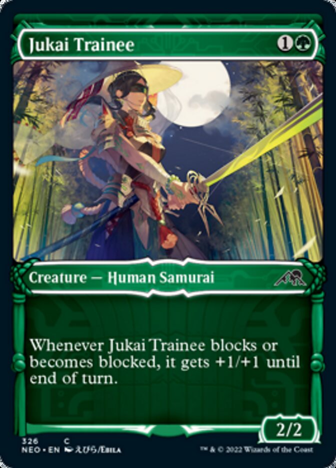 Jukai Trainee (Showcase Samurai) [Kamigawa: Neon Dynasty] - Destination Retro