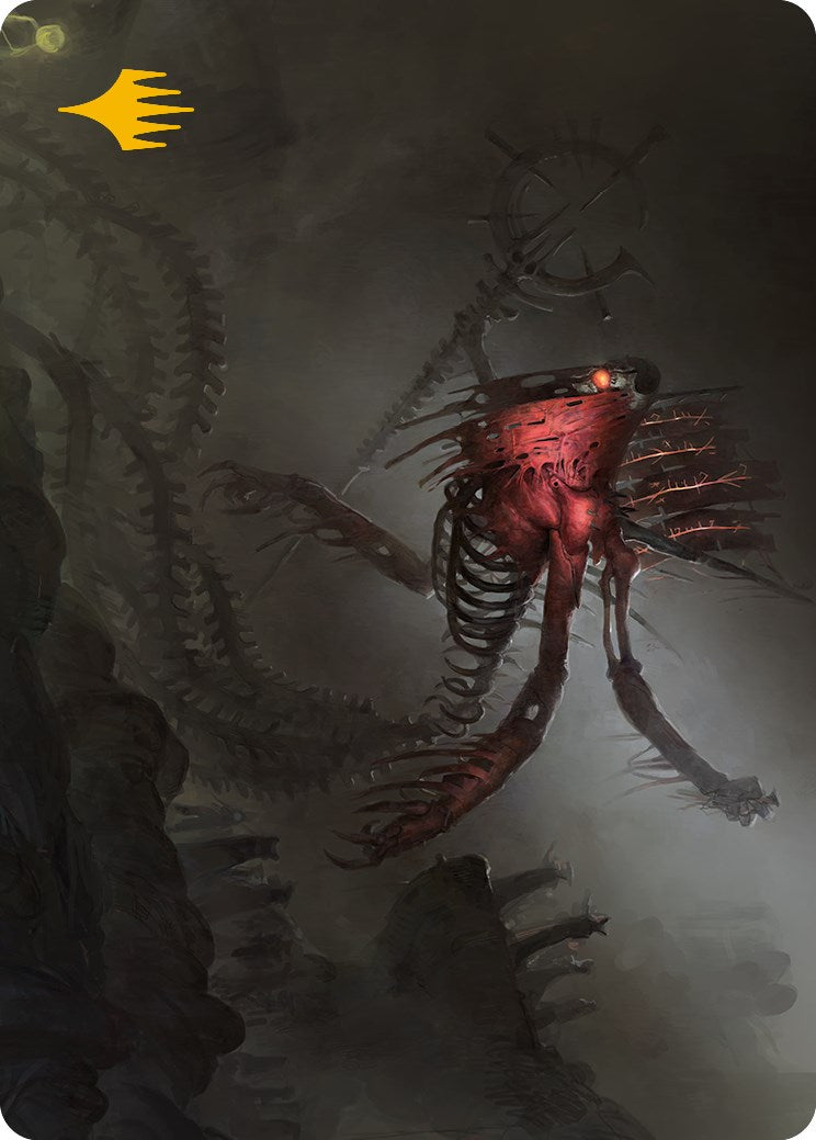 Drivnod, Carnage Dominus Art Card (Gold-Stamped Signature) [Phyrexia: All Will Be One Art Series] - Destination Retro