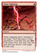 Chain Lightning (White Border) [Mystery Booster 2] - Destination Retro