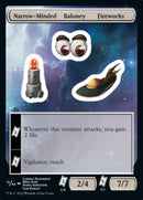 Narrow-Minded Baloney Fireworks [Unfinity Stickers] - Destination Retro