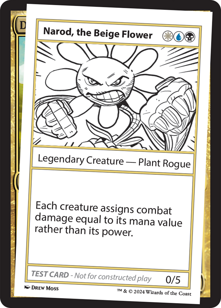 Narod, the Beige Flower [Mystery Booster 2 Playtest Cards] - Destination Retro