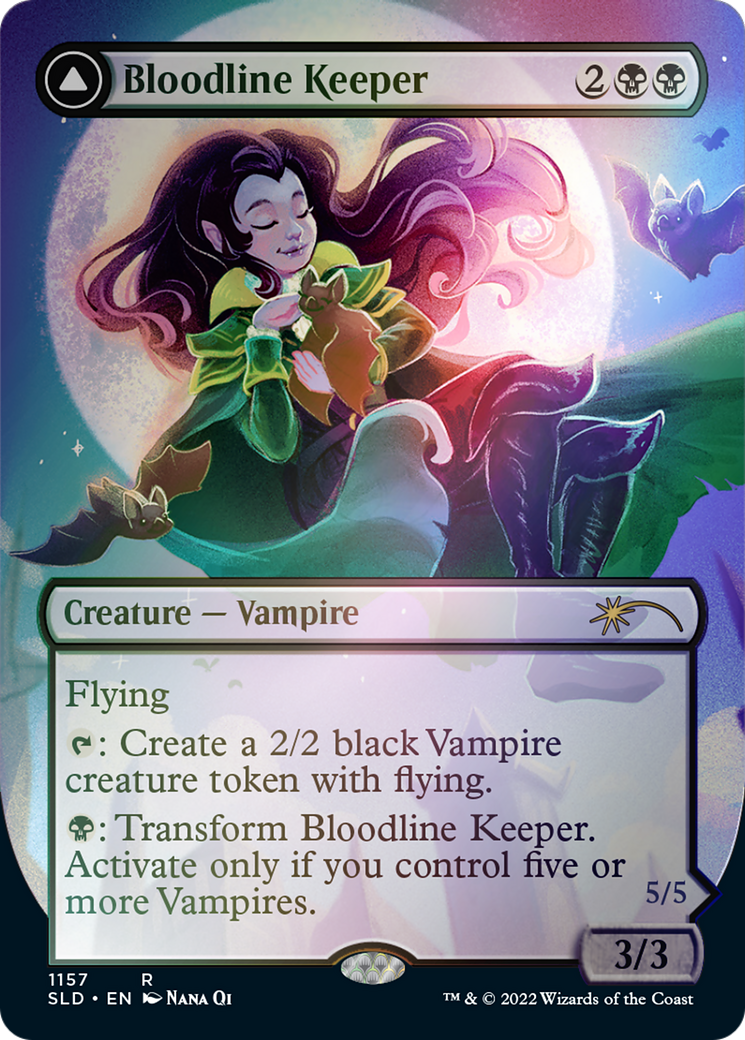Bloodline Keeper // Lord of Lineage (Borderless) [Secret Lair: From Cute to Brute] - Destination Retro