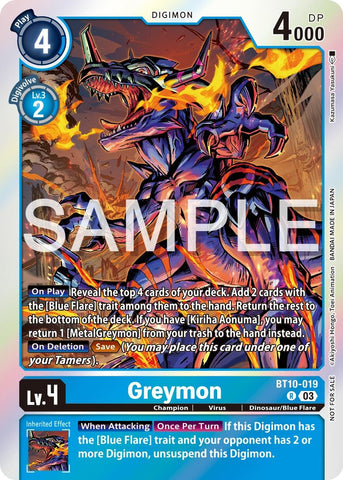 Greymon [BT10-019] (Official Tournament Vol.13 Winner Pack) [Xros Encounter Promos] - Destination Retro