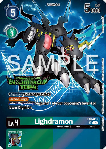 Lighdramon [BT8-053] (2024 Evolution Cup Top 4) [New Awakening Promos] - Destination Retro