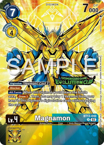 Magnamon [BT13-040] (2024 Evolution Cup) [Versus Royal Knights Booster Promos] - Destination Retro