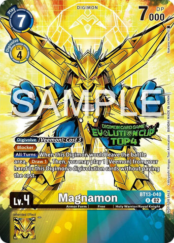 Magnamon [BT13-040] (2024 Evolution Cup Top 4) [Versus Royal Knights Booster Promos] - Destination Retro